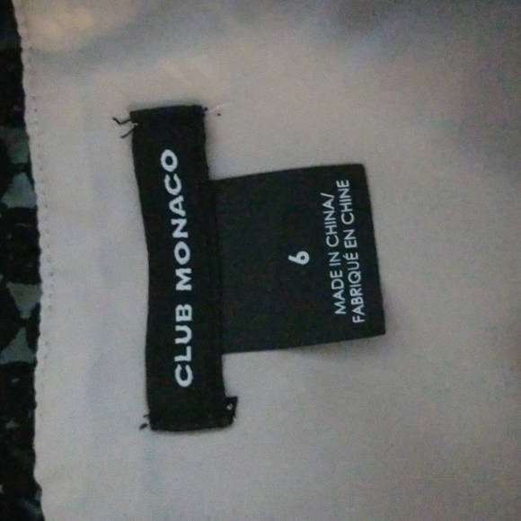 Cocktail Dress:navy and black lace and dot pattern overlayed nude lining - Picture 2 of 4